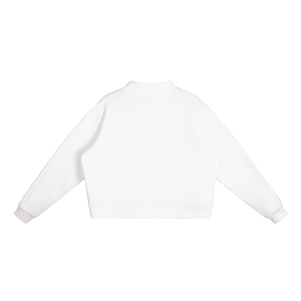 WuhLWoo Mock-Neck Crew Sweatshirt