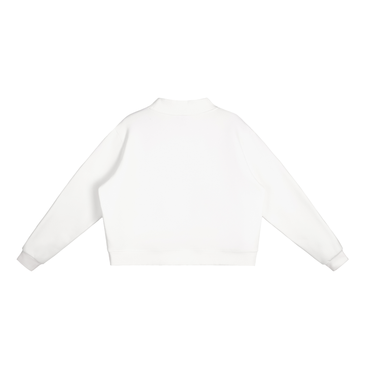WuhLWoo Mock-Neck Crew Sweatshirt